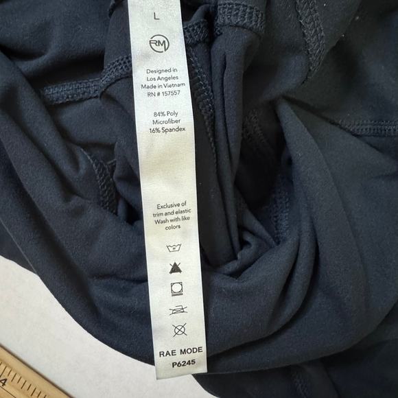 Rae Mode Lot of 2 Women's Black and Blue Athletic Pants Size Large EUC - Picture 9 of 16